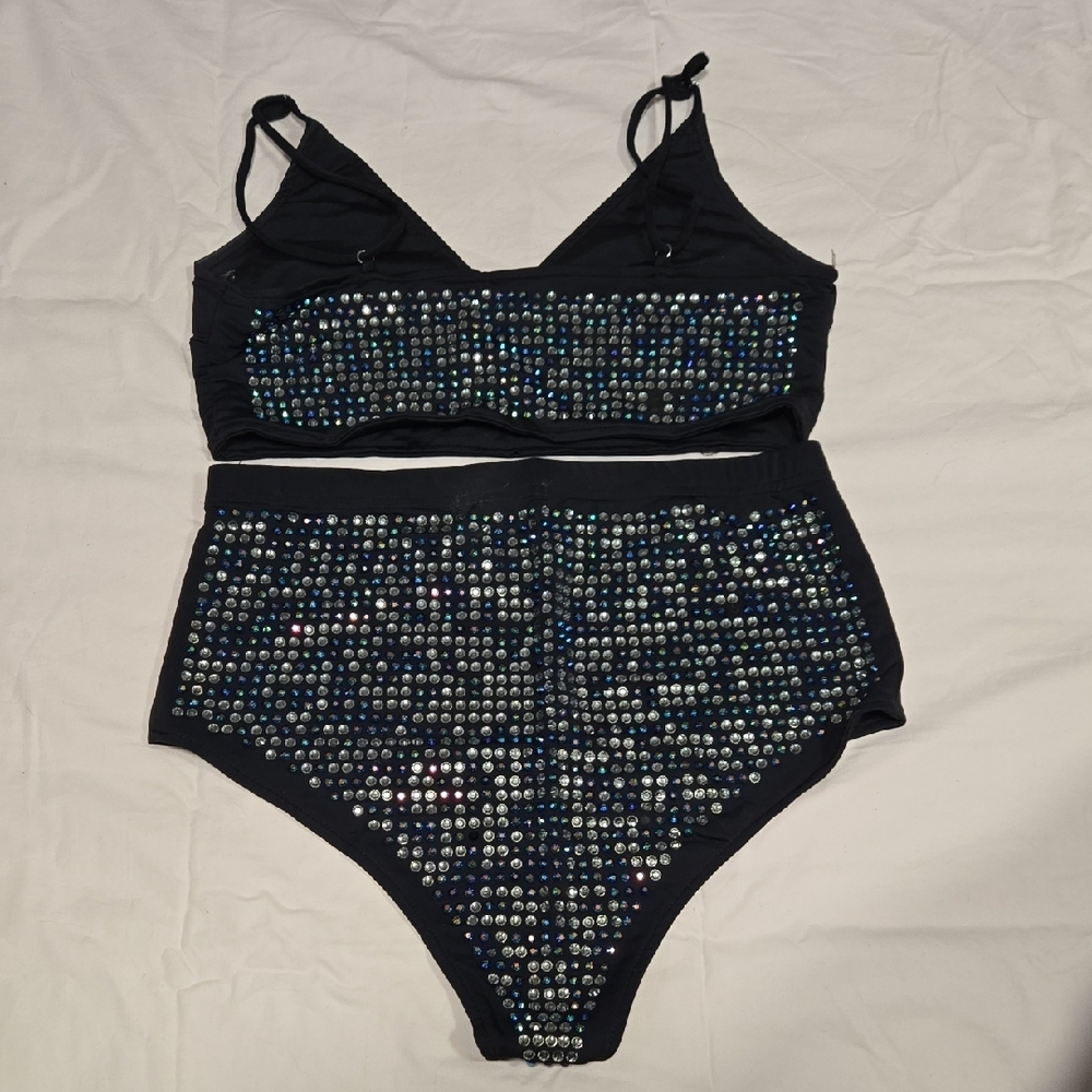 Hot & Delicious Black Rhinestone Set - Picture 3 of 5